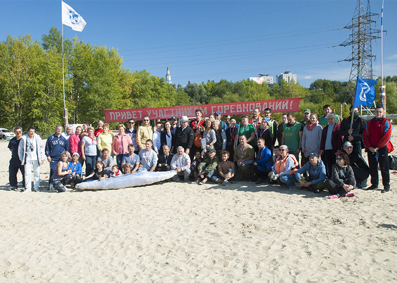 Эстафета на байдарках в Ульяновске
